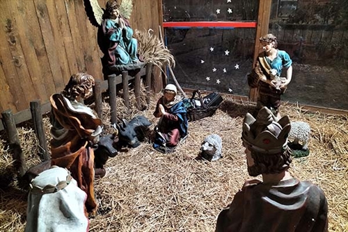 Il presepe storico MCL in piazza della Gambarina