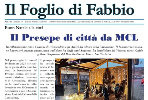 Il Foglio di Fabbio dedicato al Presepe MCL